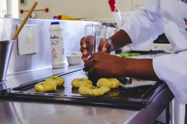 Nutritionist conducting research and testing in a health-focused workspace